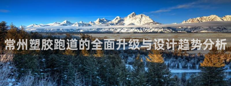红足1一世：常州塑胶跑道的全面升级与设计趋势分析