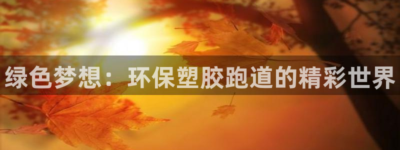 红足一1世666814最新结果：绿色梦想：环保塑胶跑道的精彩世界