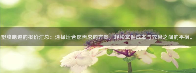 红足1一世：塑胶跑道的报价汇总：选择适合您需求的方案，轻松掌握成本与效果之间的平衡。