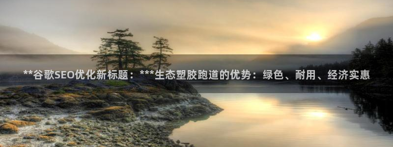 红足一1世官网：**谷歌SEO优化新标题：***生态塑胶跑道的优势：绿色、耐用、经济实惠