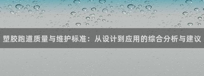 百度红足一1是什么样子的：塑胶跑道质量与维护标准：从设计到应用的综合分析与建议
