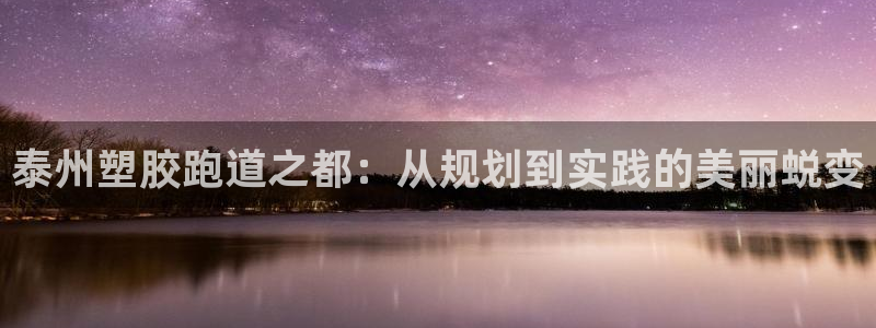 红足1世1站2站管理网:泰州塑胶跑道之都:从规划到实践的美丽蜕变